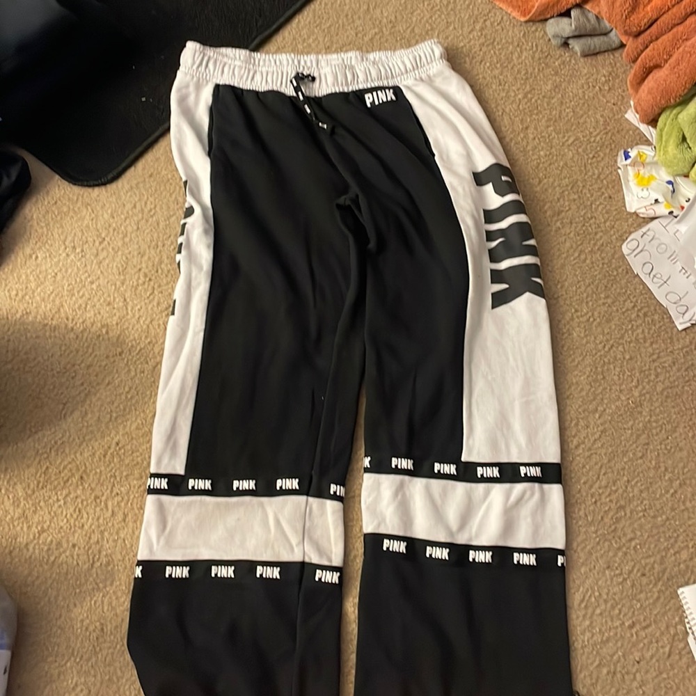 Pink boyfriend sweatpants